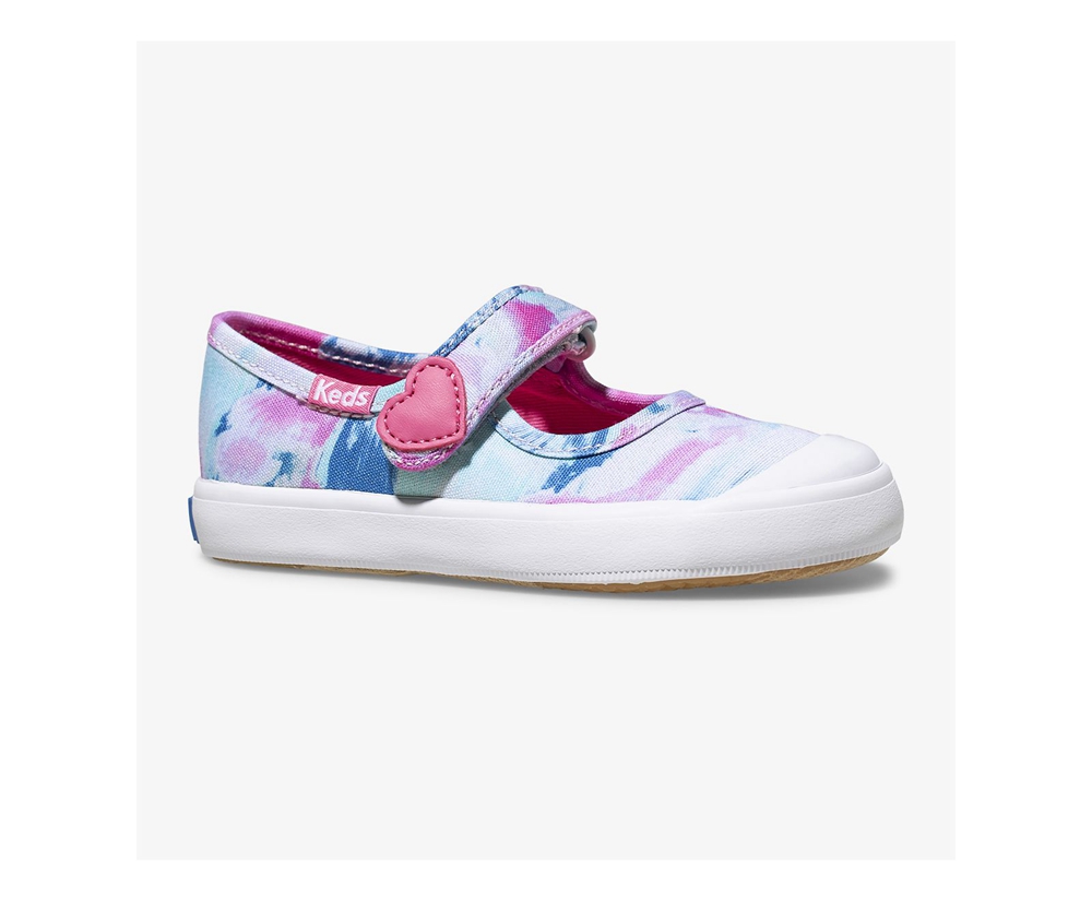 Kids Keds Slip Ons - Harper - White/Pink - 2356-CWYEL